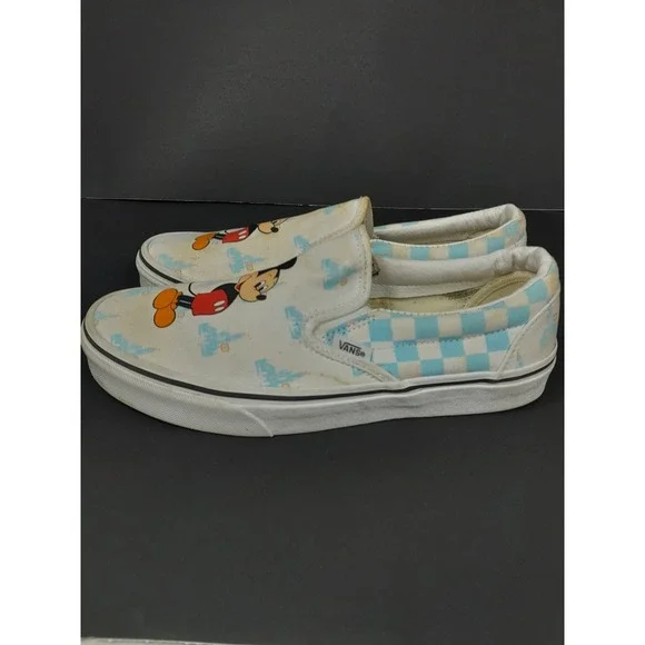 Disney World X Vans 50th Anniversary Slip On Mickey Mouse Men 7 Wmn 8.5 - Picture 3 of 15